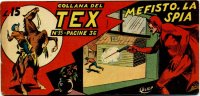 TEX serie a striscia - Prima serie (1/60)  n.35 - Mefisto, la spia