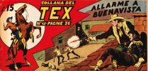 TEX serie a striscia - Prima serie (1/60)  n.48 - Allarme a Buenavista