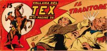 TEX serie a striscia - Prima serie (1/60)  n.49 - Il traditore