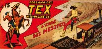 TEX serie a striscia - Prima serie (1/60)  n.50 - L'eroe del Messico