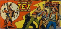 TEX serie a striscia - Seconda serie (1/75)  n.72 - Tiger Jack all'opera