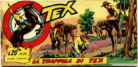 TEX serie a striscia - 13 - Serie Arizona (1/21)  n.20 - La trappola di Tex