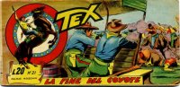 TEX serie a striscia - 13 - Serie Arizona (1/21)  n.21 - La fine del Coyote