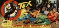 TEX serie a striscia - 15 - Serie Kansas (1/21)  n.10 - L'uomo dalle quattro dita