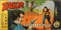 ZAGOR collana Lampo  n.1 - Violenza a Darkwood