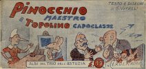 ALBI DEL TRIO DELL'ASTUZIA  n.1 - Pinocchio maestro e Topolino capoclasse