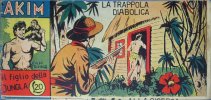 AKIM il figlio della jungla - albo Gioiello - Seconda Serie - Anno 1952  n.5 - La trappola diabolica