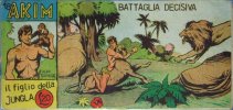 AKIM il figlio della jungla - albo Gioiello - Seconda Serie - Anno 1952  n.18 - Battaglia decisiva
