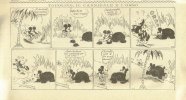 ILLUSTRAZIONE DEL POPOLO 1930  n.28 - Topolino, il cannibale e l'orso