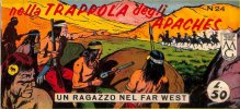 Collana FRONTIERA  n.24 - Nella trappola degli Apaches