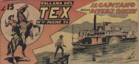 TEX serie a striscia - Prima serie (1/60)  n.16 - Il capitano della River's Queen