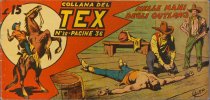 TEX serie a striscia - Seconda serie (1/75)  n.20 - Nelle mani degli Outlaws