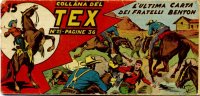 TEX serie a striscia - Seconda serie (1/75)  n.25 - L'ultima carta dei fratelli Benton