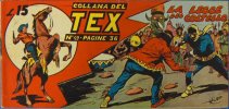 TEX serie a striscia - Seconda serie (1/75)  n.49 - La legge del coltello