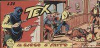 TEX serie a striscia - 9 - Serie Gialla (1/18)  n.18 - Il gioco  fatto