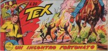 TEX serie a striscia - 10 - Serie Smeraldo (1/27)  n.10 - Un incontro fortunato