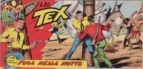 TEX serie a striscia - 10 - Serie Smeraldo (1/27)  n.14 - Fuga nella notte