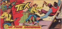 TEX serie a striscia - 10 - Serie Smeraldo (1/27)  n.25 - Un piano criminoso