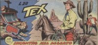 TEX serie a striscia - 11 - Serie Rubino (1/18)  n.8 - Incontro nel deserto