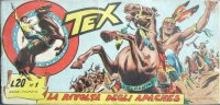 TEX serie a striscia - 12 - Serie Topazio (1/15)  n.1 - La rivolta degli Apaches