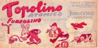 ALBI DEL TRIO DELL'ASTUZIA  n.7 - Topolino atomico con Furbolino contratomico e Pinocchio aviatore