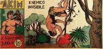 AKIM il figlio della jungla - albo Gioiello - Seconda Serie - Anno 1952  n.25 - Il nemico invisibile