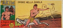 AKIM il figlio della jungla - albo Gioiello - Seconda Serie - Anno 1952  n.26 - Ombre nella jungla