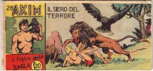 AKIM il figlio della jungla - albo Gioiello - Seconda Serie - Anno 1952  n.28 - Il siero del terrore