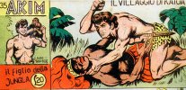 AKIM il figlio della jungla - albo Gioiello - Seconda Serie - Anno 1952  n.35 - Villaggio di Kaiva