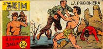 AKIM il figlio della jungla - albo Gioiello - Seconda Serie - Anno 1952  n.37 - La prigioniera