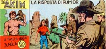 AKIM il figlio della jungla - albo Gioiello - Seconda Serie - Anno 1952  n.38 - La risposta di Rumor