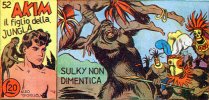 AKIM il figlio della jungla - albo Gioiello - Seconda Serie - Anno 1952  n.52 - Sulky non dimentica