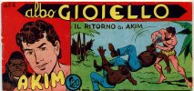 AKIM il figlio della jungla - albo Gioiello - Seconda Serie - Anno 1959  n.408 - Il ritorno di Akim